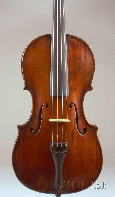 Appraisal: French Violin Nicolas Augustine Chappuy Paris branded A CHAPPUY at