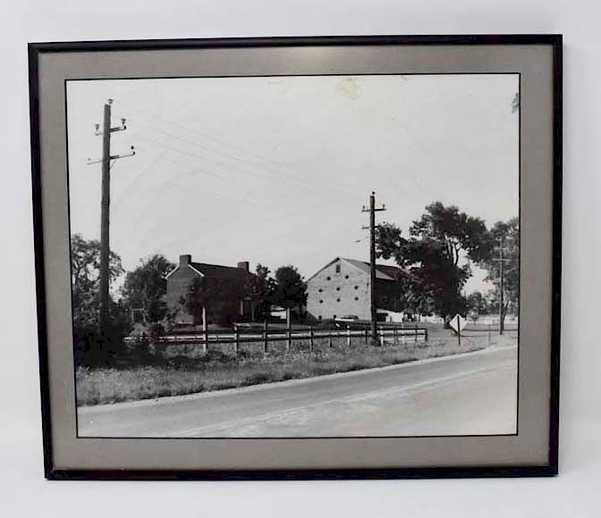 Appraisal: Early photo of the barn at Stratford Early photo of