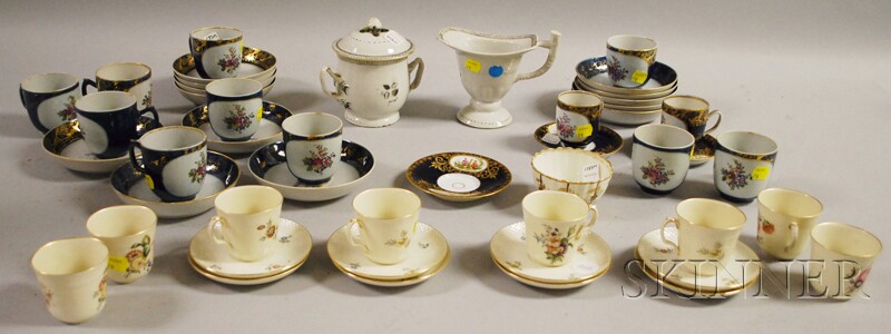 Appraisal: Group of Assorted Decorated Porcelain Tableware including a set of