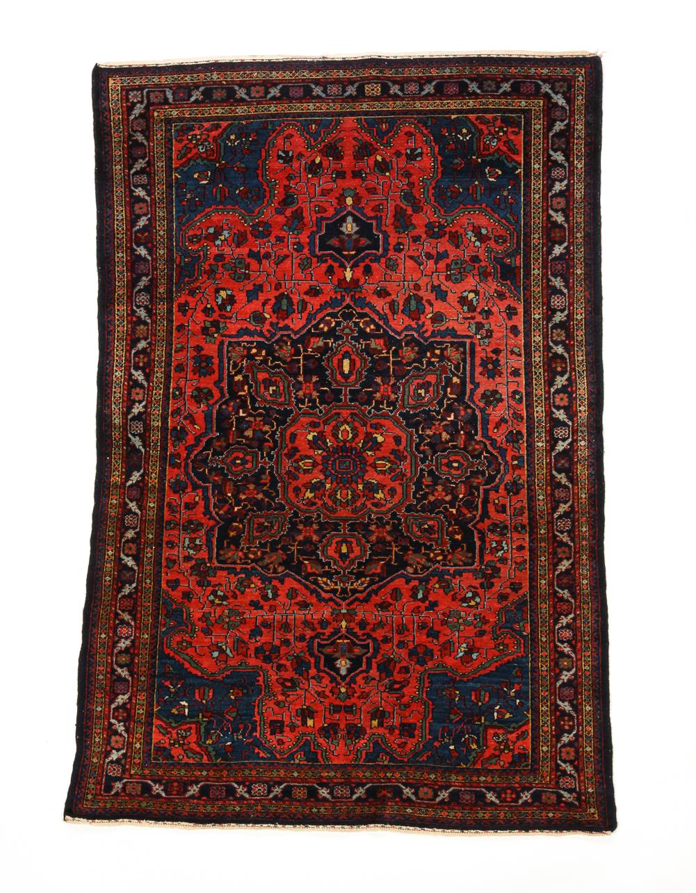 Appraisal: PERSIAN MALAYER SAROUK RUG First quarter- th century Multiple borders