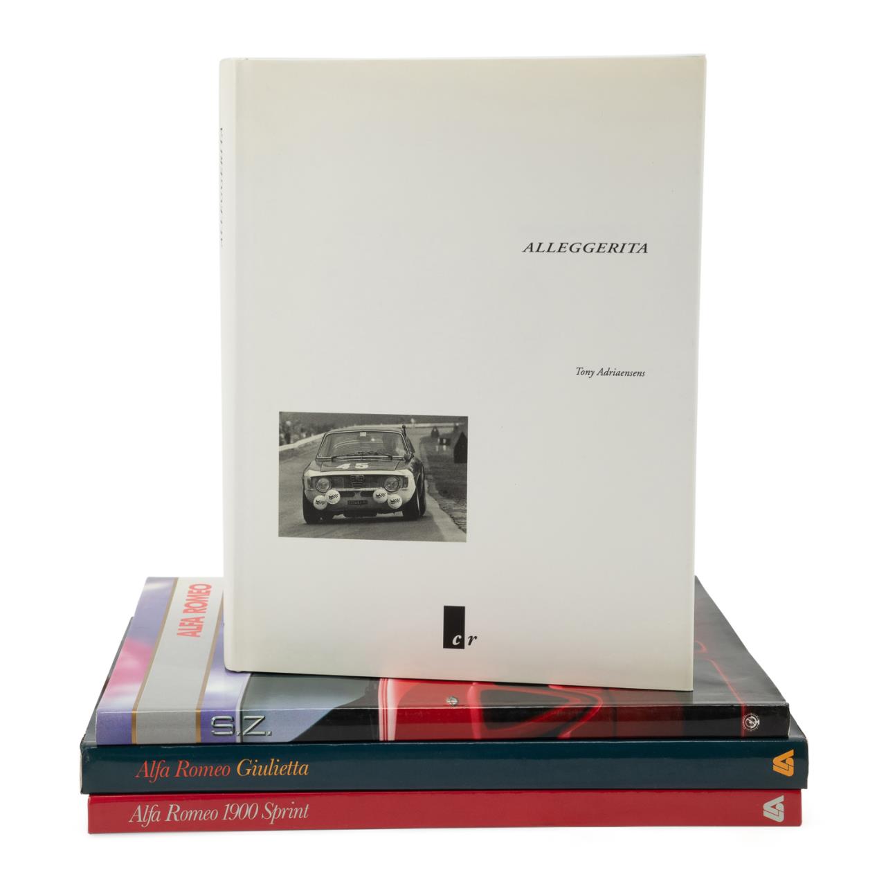 Appraisal: FOUR HARDCOVER BOOKS ON ITALIAN SPORTS CARS Collection of four