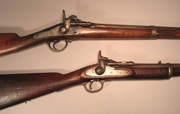 Appraisal: A lot of two Snyder-action shotguns Comprising A military rifle