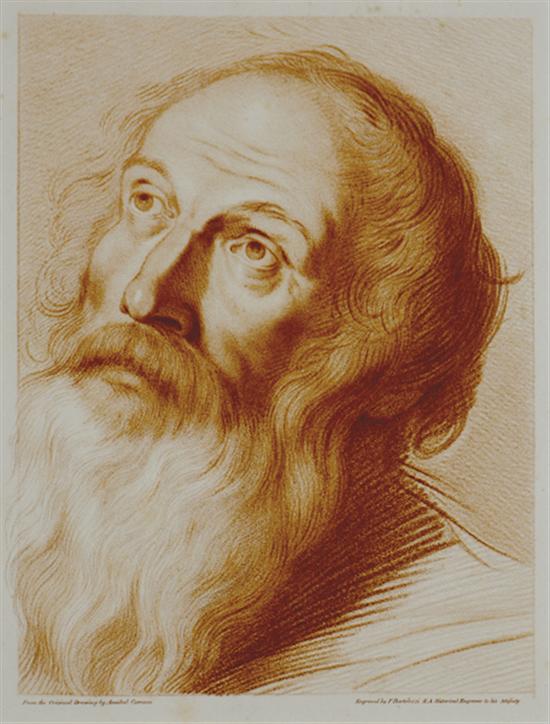 Appraisal: Francesco Bartolozzi after Italian - PORTRAIT OF MAN after drawing