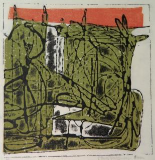 Appraisal: R Bruce Montgomery woodcut R Bruce Montgomery American th c