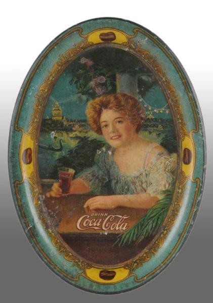 Appraisal: Tin Coca-Cola Tip Tray Description Circa General overall wear and