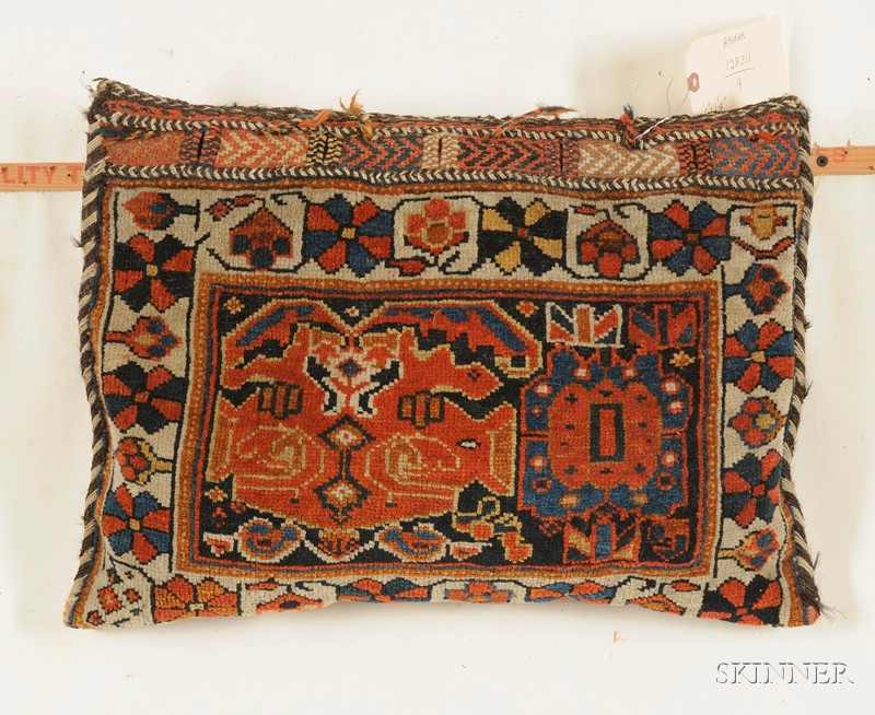 Appraisal: Afshar Bag South Persia late th century made into a