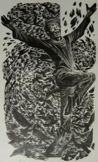 Appraisal: Lynd Ward wood engraving Lynd Ward American - - ''Ritual''-