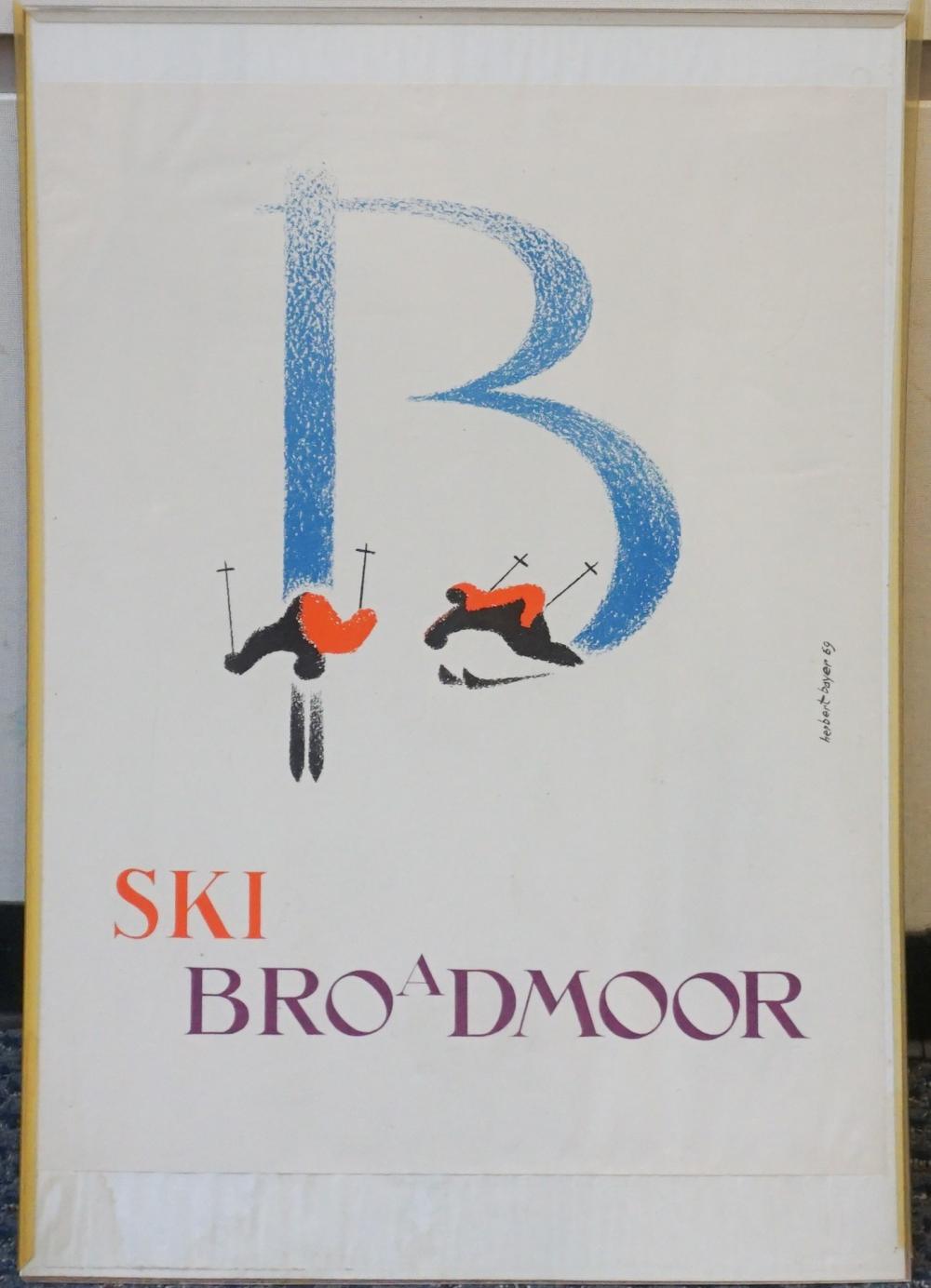 Appraisal: After Herbert Bayer American - Ski Broadmoor Lithographic Poster x