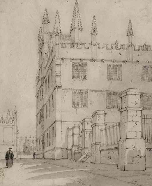 Appraisal: WILLIAM TURNER OF OXFORD - 'Broad Street - The Bodleian'