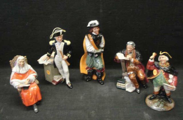 Appraisal: ROYAL DOULTON Male Figurines Series HN HN HN HN 'Town