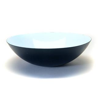 Appraisal: Krennet Enamel Bowl Krenit Blue Enamel Bowl Length inches Height