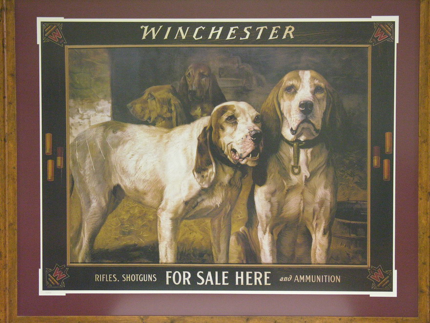 Appraisal: WINCHESTER FOR SALE HERE PRINT Limited edition Print Size by