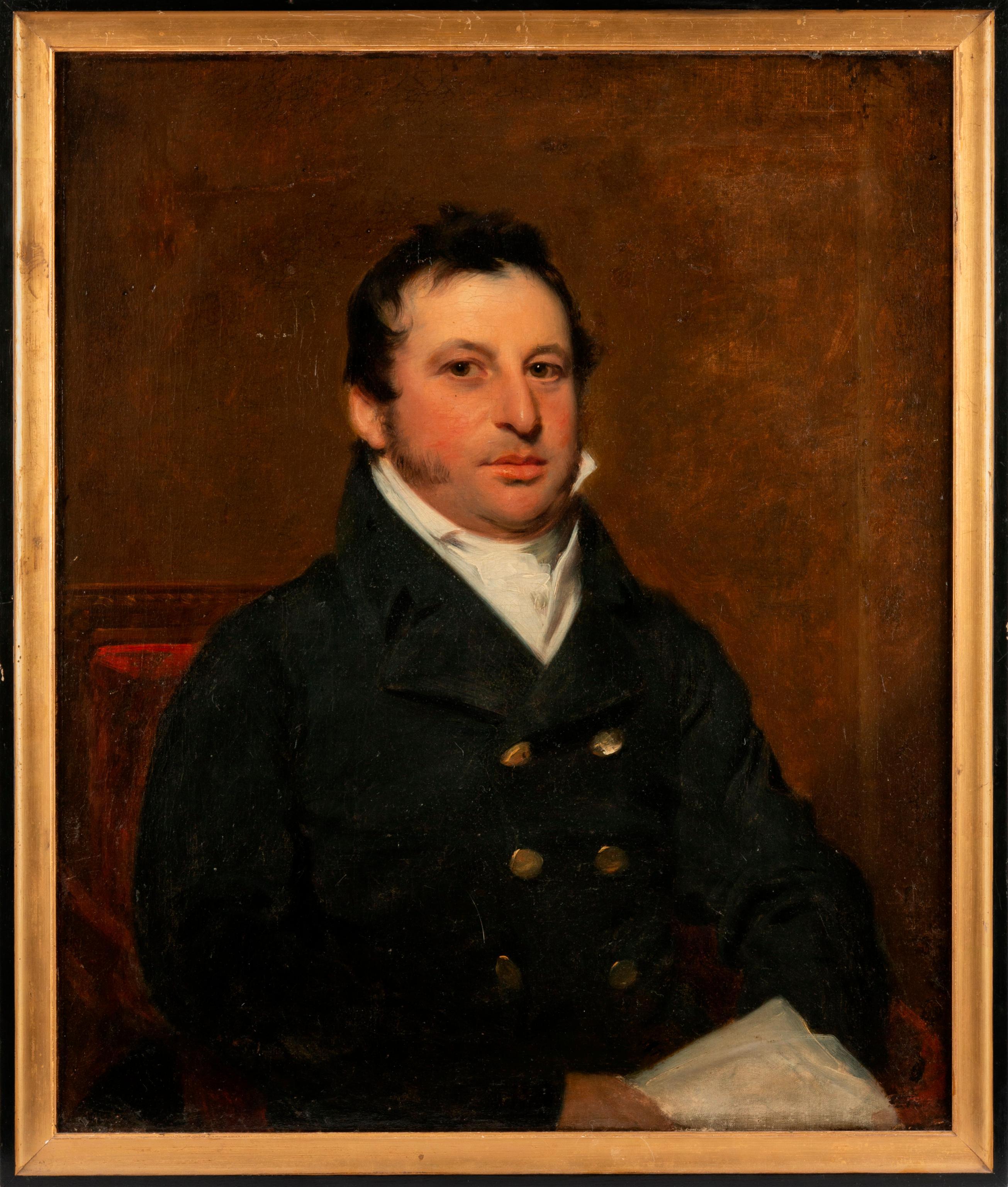 Appraisal: GEORGE HARLOW PORTRAIT OF CAPT JOHN ROBINSON FRANCKLIN George Henry