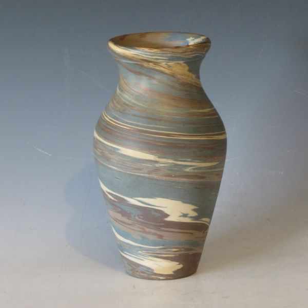 Appraisal: Niloak Mission Swirl vase Marked Niloak Mint '' tall