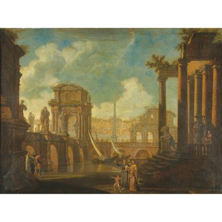 Appraisal: Circle of Giovanni Paolo Panini An Imaginary View of Ancient