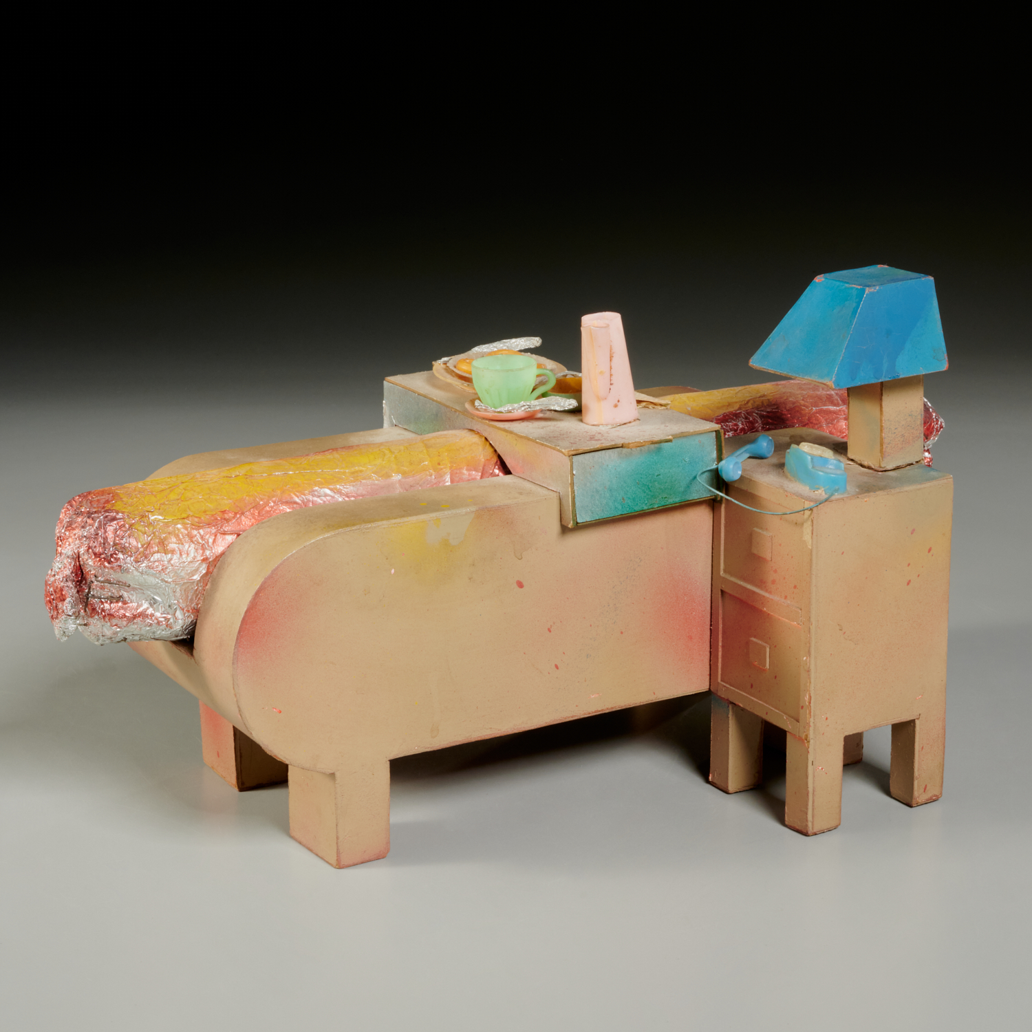 Appraisal: STEVE GIANAKOS MIXED MEDIA SCULPTURE Steve Gianakos American b Hotdog