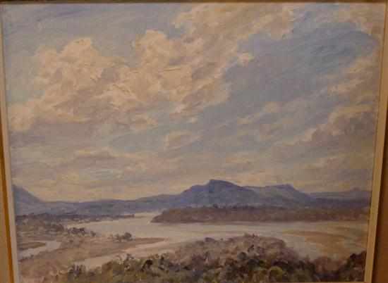 Appraisal: JOHN ROWELL ABOVE THE ESTUARY OIL ON BOARD