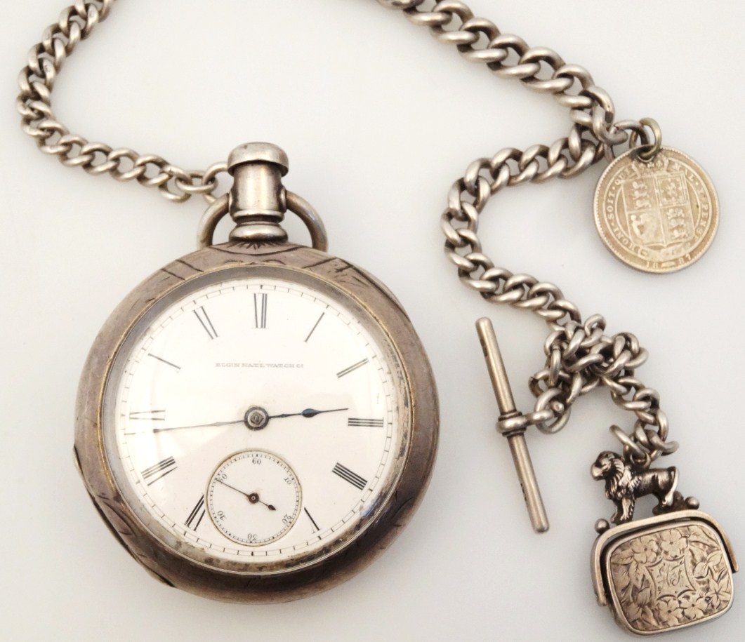 Appraisal: A gentleman's open faced pocket watch the cm dia Roman