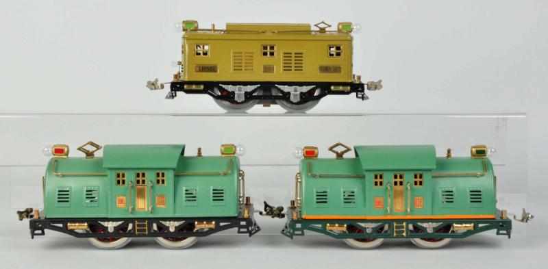 Appraisal: Lot of Lionel Electric Style Train Engines Standard gauge Includes