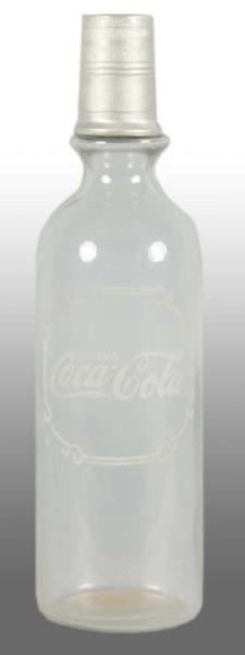 Appraisal: Glass Coca-Cola Back Bar Syrup Bottle Description s Nice strong