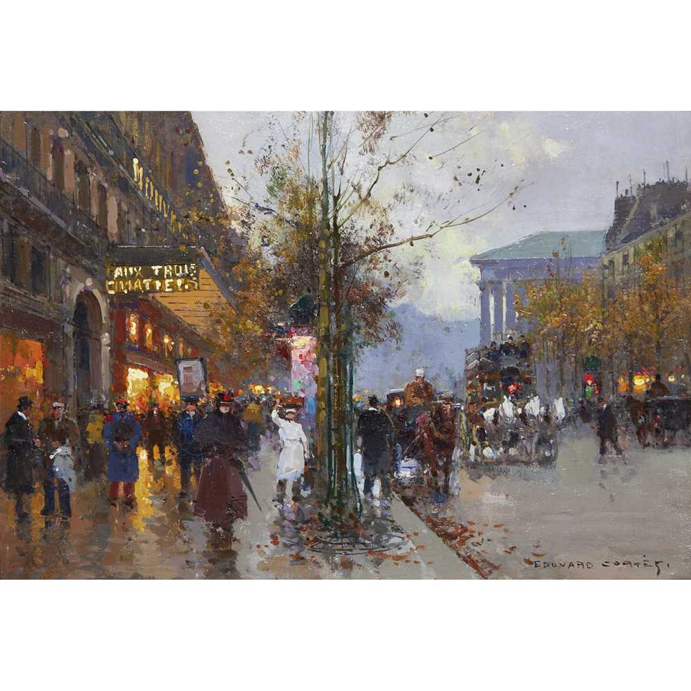 Appraisal: FOLLOWER OF EDOUARD CORTES AUX TROIS QUARTIERS PARIS Bears signature