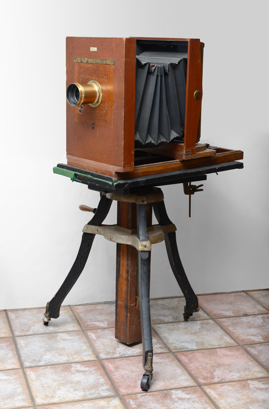 Appraisal: ANTHONY SCOVILL X STUDIO CAMERA ON TRIPOD Circa early th