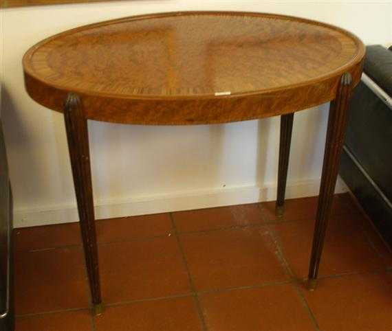 Appraisal: FRENCH COFFEE TABLE Art Deco France circa Walnut rosewood and