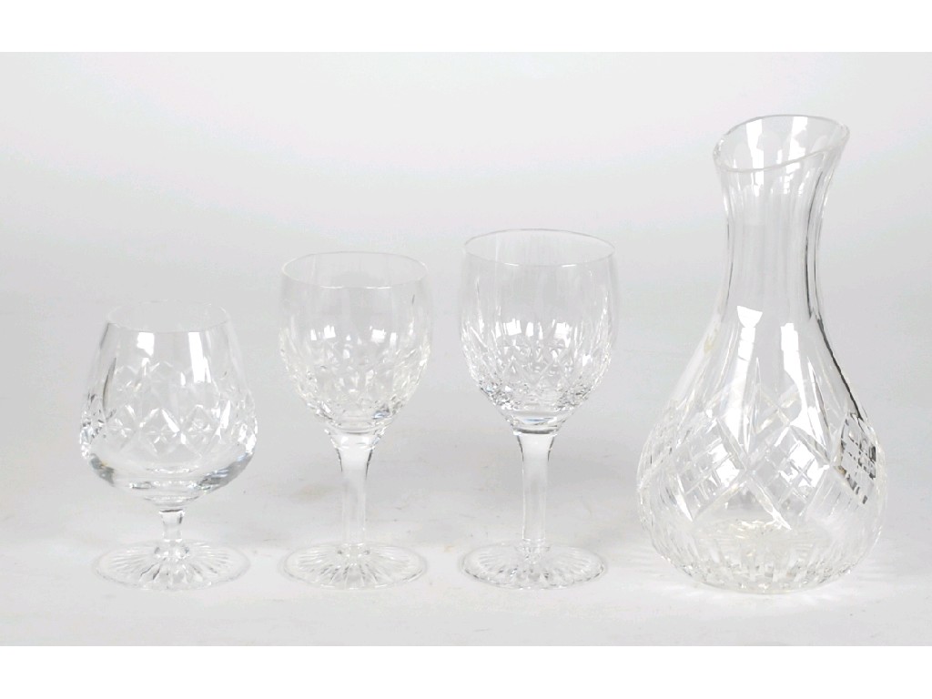 Appraisal: TWENTY PIECE STUART CUT CRYSTAL 'GLENCOE' PATTERN PART TABLE SERVICE