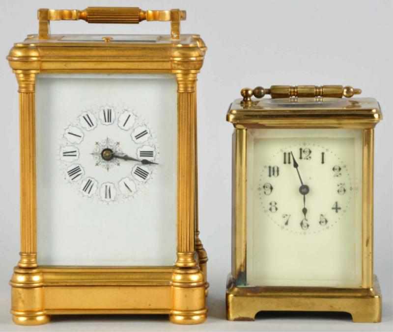 Appraisal: Lot of Carriage Clocks One marked France with a broken