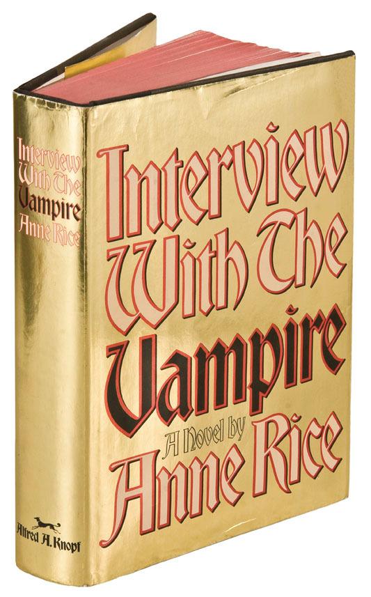 Appraisal: RICE Anne Interview With the Vampire New York Alfred A