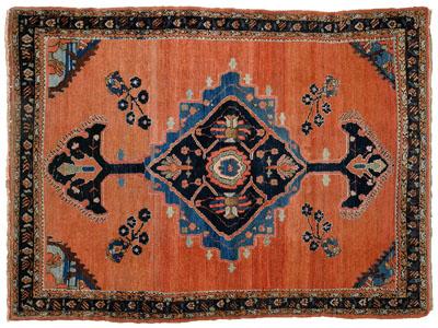 Appraisal: Malayer rug ft in x ft in Generally even medium