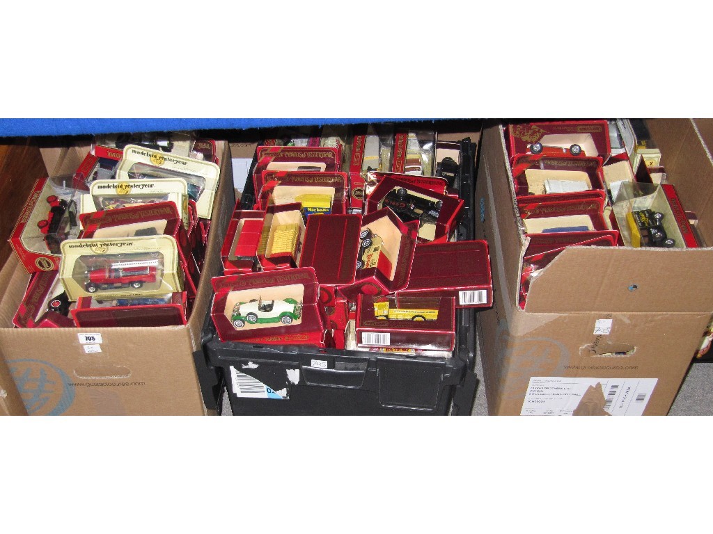 Appraisal: Lot comprising three boxes of 'Models of Yesteryear' toy vehicles