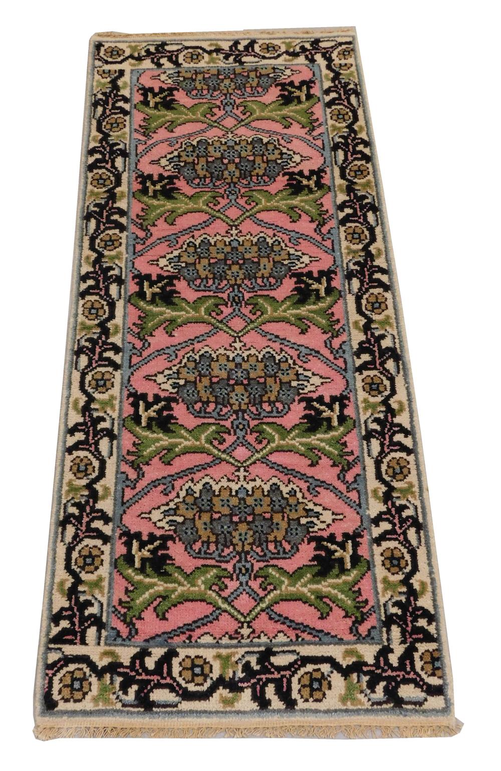 Appraisal: RUG William Morris Arts Crafts style runner ' x '