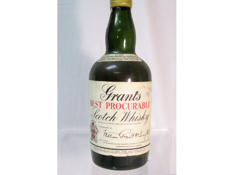 Appraisal: Grant's Best Procurable Scotch Whisky - oz bottle Sealed bottle