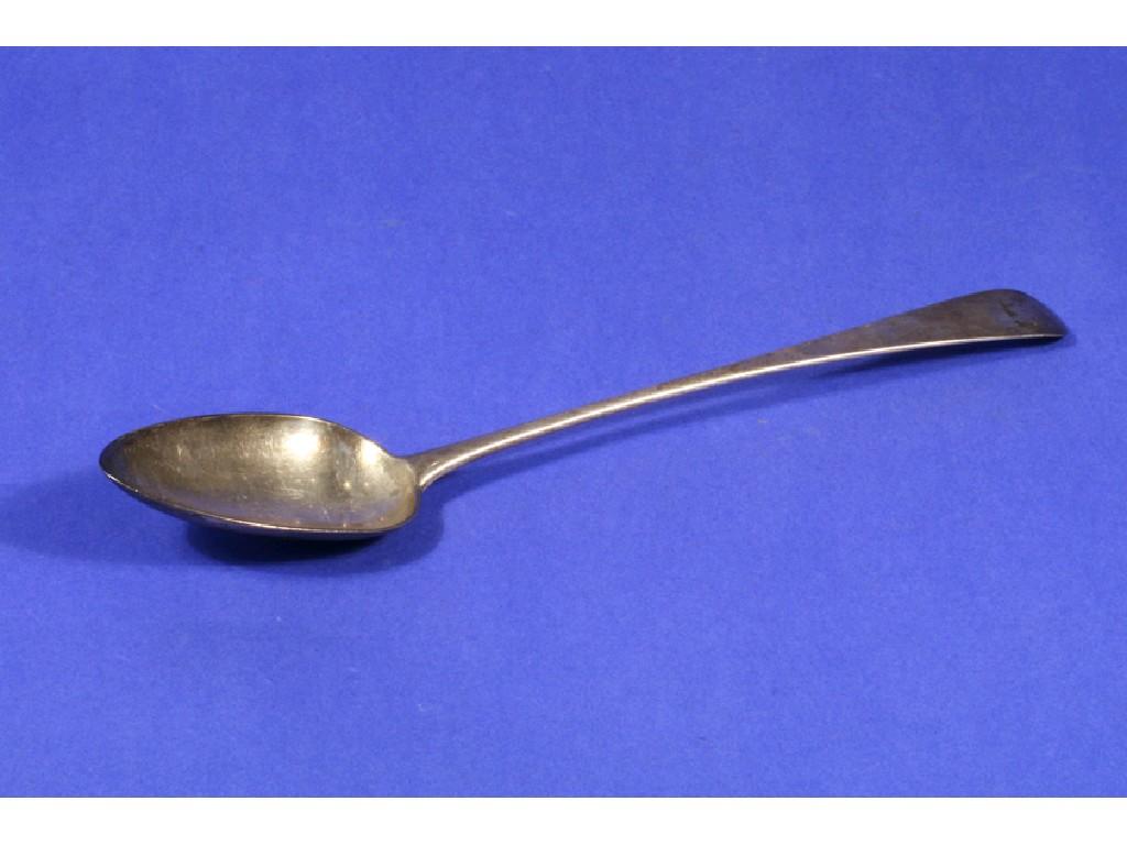 Appraisal: A GEORGE IV BASTING SPOON of Old English pattern by