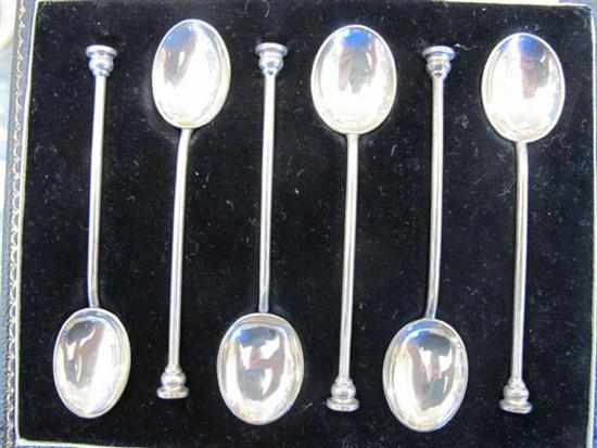 Appraisal: BOXED SET OF SIX STERLING SIVLER DEMI TASSE SPOONS