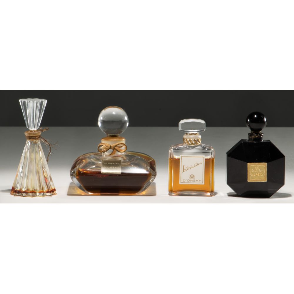 Appraisal: D ORSAY PERFUME BOTTLE COLLECTION items including Le Dandy and