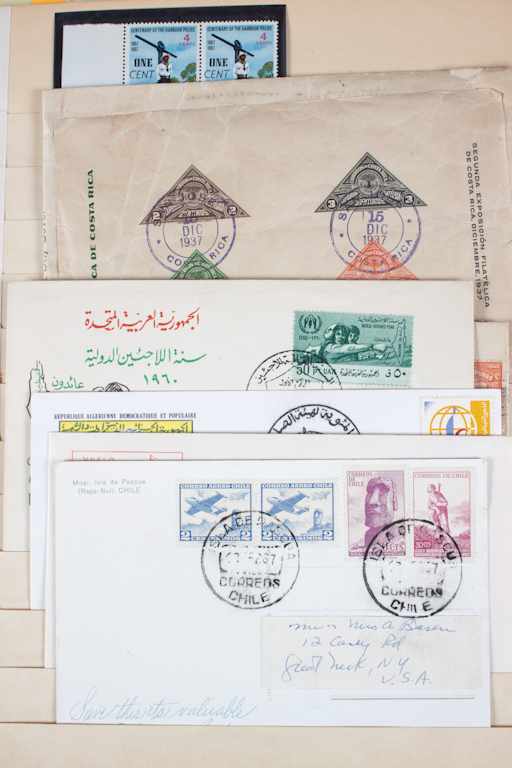 Appraisal: Selection of American and foreign stamped covers th Century including