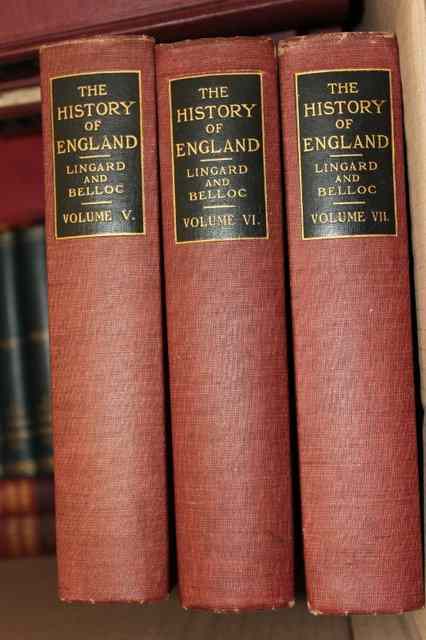 Appraisal: LINGARD BELLOC 'The History of England' from the first invasion