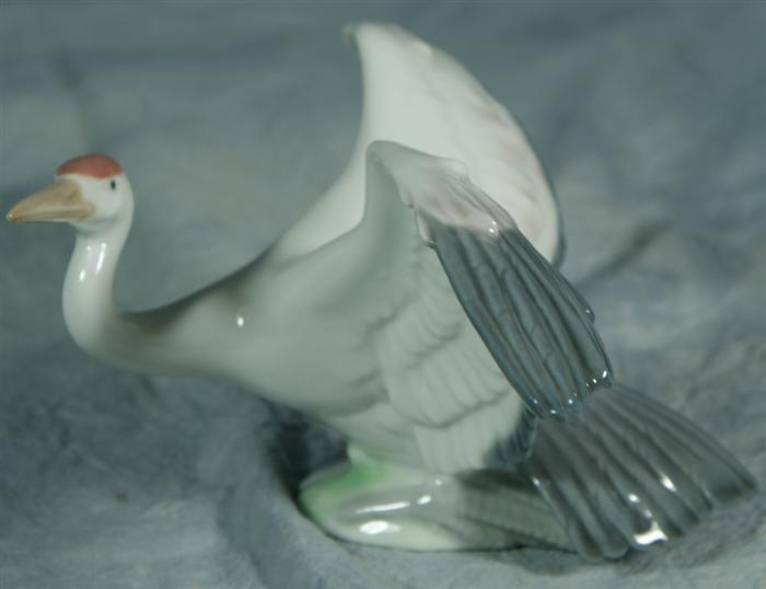 Appraisal: Lladro heron figurine long no damage Estimate -