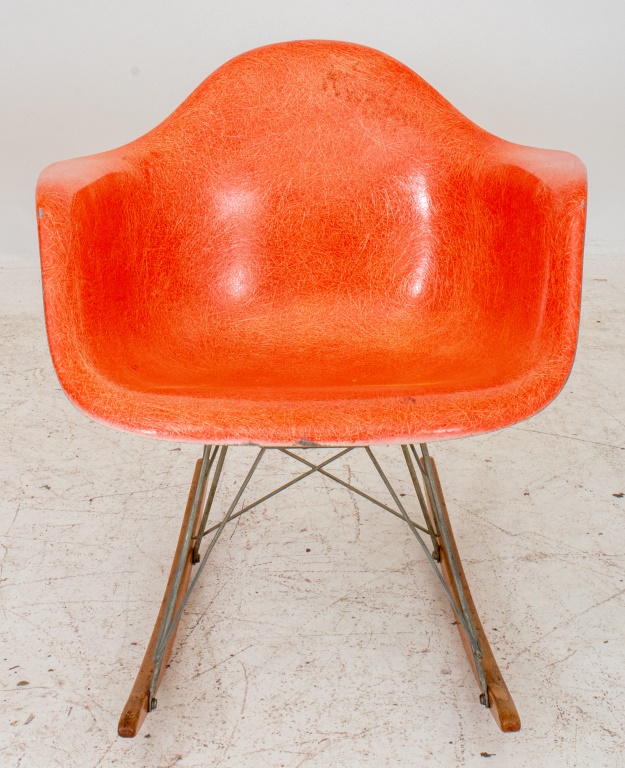 Appraisal: CHARLES RAY EAMES-HERMAN MILLER RAR ROCKING CHAIR Charles and Ray