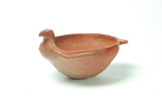 Appraisal: PREHISTORIC POTTERY EFFIGY BOWL Mississippian culture ca - Mississippi County