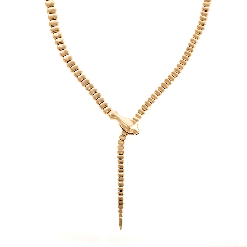 Appraisal: A Tiffany Co Peretti Snake Necklace in K K yellow