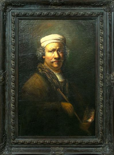 Appraisal: After Rembrandt Van Rijn Dutch - Self Portrait st century