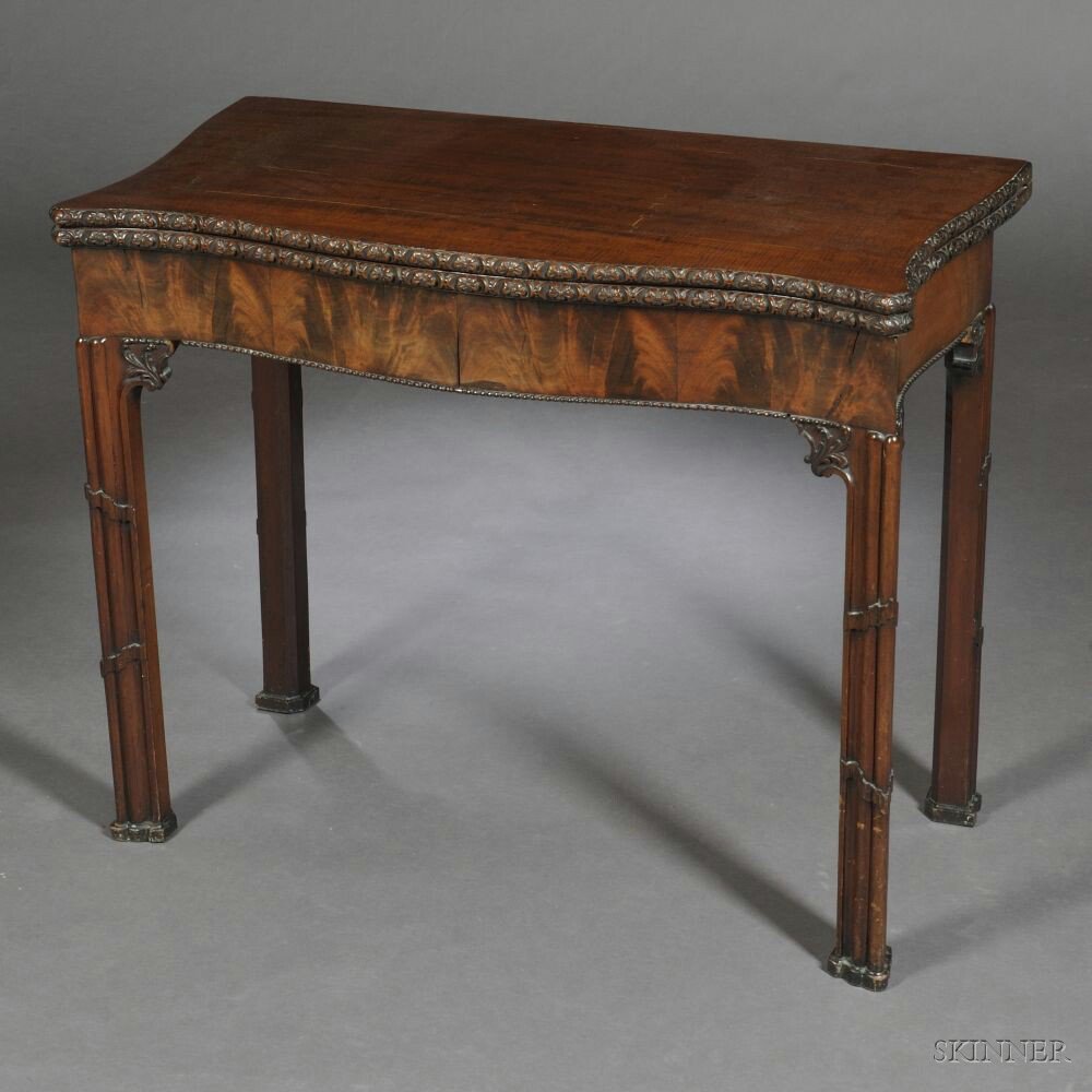 Appraisal: George III Mahogany-veneered Games Table England late th early th