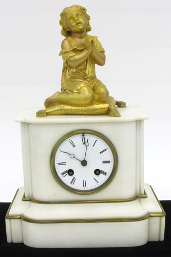 Appraisal: FRENCH MANTEL SHELF CLOCK with movement inscribed W Couch Son