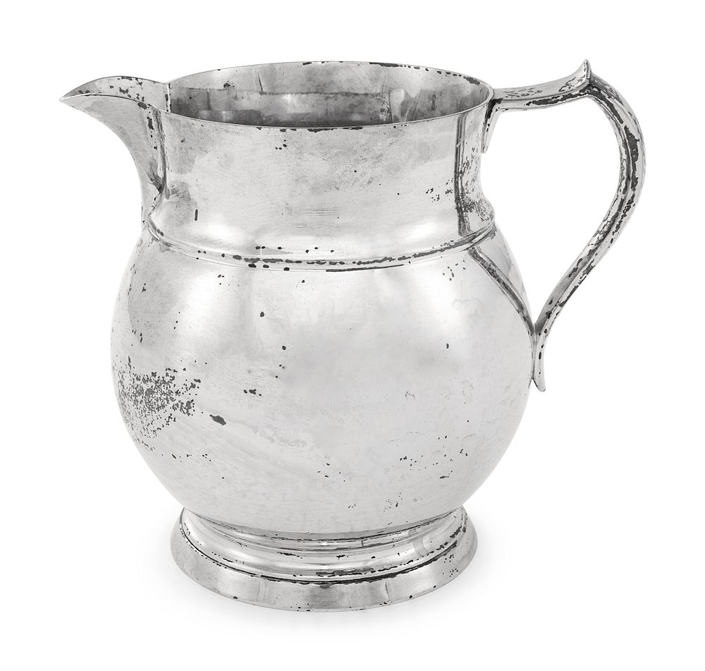 Appraisal: An American Silver-Gilt Water Pitcher An American Silver-Gilt Water Pitcher