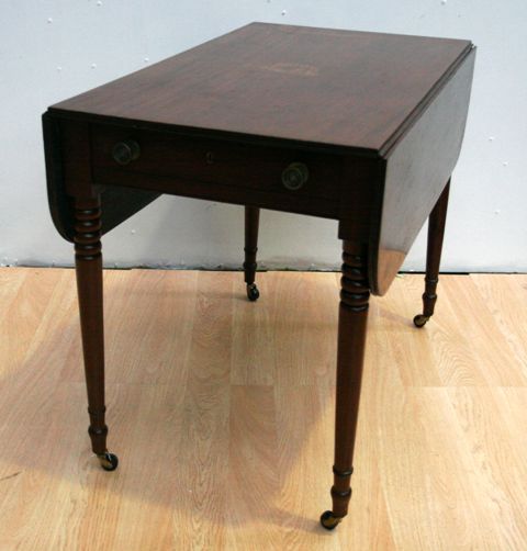 Appraisal: A Victorian mahogany pembroke table restorations cms wide x cms