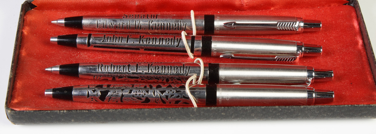 Appraisal: Parker Silvercraft Kennedy Pens Inc Senator JFK Senator RFK Senator