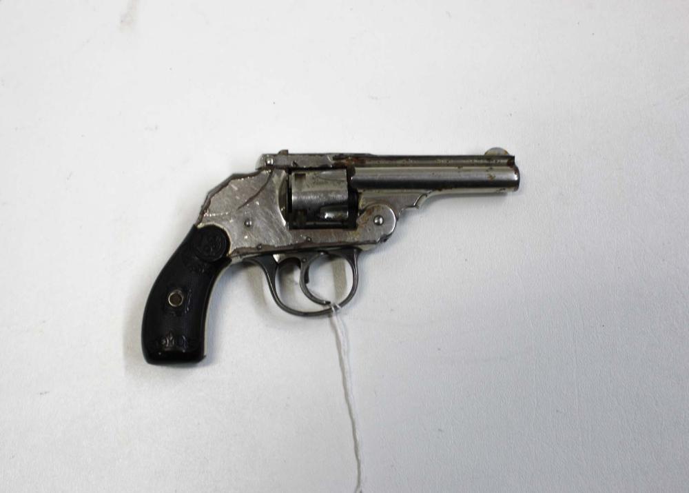 Appraisal: IVER JOHNSON SAFETY HAMMERLESS MODEL DOUBLE ACTION REVOLVER first model